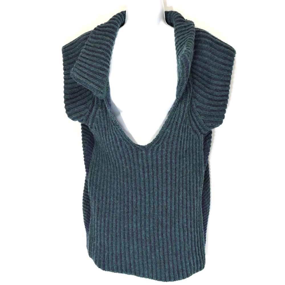 SEE BY CHLOE 🇮🇹 WOMEN'S GREEN ALPACA FASHION SWEATER - Picture 1 of 4